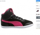 offre chaussures enfants : 22 euros les puma montantes en cuir  qui se vendent le double ailleurs