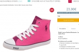 pas chères , les baskets montantes ralph lauren à 24 euros pour filles et femmes
