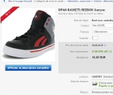 Baskets reebok enfants à 18 euros (en partie en cuir)