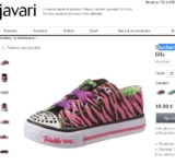 18.8 euros les baskets skechers pour filles qui se vendent entre 28 – 48 ailleurs
