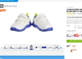 Baskets decathlon pour petits enfants  pas chères à moins de 5 euros