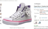 Baskets kappa montantes femmes à 21 euros