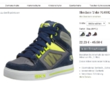 bon plan chaussures enfants:  baskets skechers montantes Yoke à 23 euros