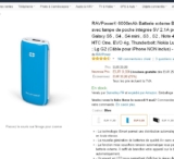 Super affaire : moins de 10 euros la batterie autonome 6000mah ravpower