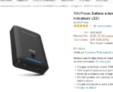 Exclu : super affaire batterie autonome rawpower  7800mah à 15.99 euros