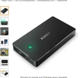 Grosse batterie externe Aukey 20000mah à moins de 15€