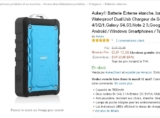 13 euros la batterie autonome 7500mah étanche ..