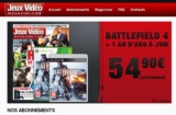 54.9 euros l&rsquo;abonnement à Jeux video magazine + le jeu Battlefield 4 pour PS3 ou XBOX360