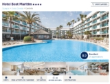 vacances Paques et mai pas chères! 291€ en DP en Espagne 2ad + 1 enfant (hotel Best Maritim Cambrils )