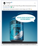 Gratuit : un pack de 4 bieres Brewdog IPA (1.95€ frais de livraison)