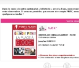 Places de cinéma à 5.4 euros pour y aller du 5 au 20 janvier 2015