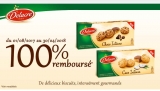 Gratuit : un paquet de biscuit delacre 100% remboursé