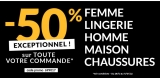 Blanche Porte : 50% de réduction sur toute la commande
