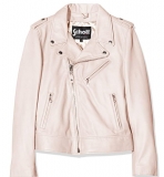 Blouson en cuir Schott pour femmes pas cher entre 111-200€