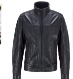 Bon plan blouson en cuir HUGO BOSS JOLES à 279€ au lieu de 399€