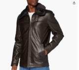 Blouson en cuir SCHOTT LCMAINE pour hommes pas cher à 240€ (au lieu de 500)