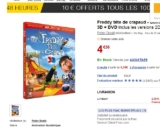 Blu ray d&rsquo;animations  3d pas cher: freddy tete de crapaud à 6.75 euros port inclus