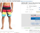 Boardshort hommes quiksilver à 17 euros port inclus toujours dispo