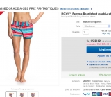 Boardshort Roxy pour femmes à moins de 15 euros