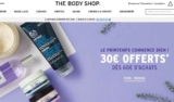 Body Shop : 30€ de réduction pour 60 d&rsquo;achat