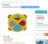Bon plan jouet : tam tam ramdam à 3.83 euros port inclus contre plus de 15 ailleurs