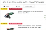 Bricolage : 30% de réduction sur des outils bosch sur le site de la fnac