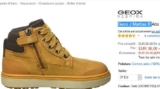 Bottines montantes cuir  GEOX Matthias à 36€ (du 28 au 37)