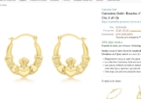 Boucles d&rsquo;oreilles en or à 25 euros port inclus ( le 21 mai)