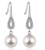 Pas chère : 2.76€ la paire de boucles d&rsquo;oreilles en Argent avec perle