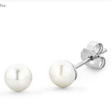 BIJOUX PAS CHER ! boucles d&rsquo;oreilles en argent avec perle à 9.95€