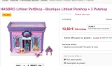 Bon plan jouets : boutique little petshop avec 3 petshops à 13.62 euros