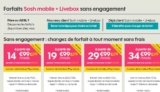 Bon plan Abonnement Livebox + mobile : à partir de 14.99€