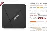 Bon prix box tv :  Dolamee D5 à 25€  (quad core , 1go de ram , 8go de rom)
