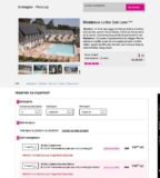Bon plan vacances en bretagne pour le 22 aout : 162 euros pour 2 , 252 euros pour 4