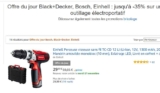 Bon plan bricolage: promo sur outils bosch , einhell, black et decker sur amazon