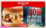 Restaurants Buffalo Grill : 30% de réduction sur les burgers