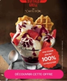 Une coupe glacée 100% remboursée chez Buffalo Grill