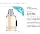 Parfum pas cher : Burberry the beat 50ml à 25.5€ ( 63 chez nocibe)