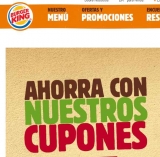Espagne :  des coupons de réduction chez BURGER KING