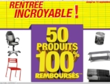 But : 50 articles 100% remboursés jusqu&rsquo;au 14 septembre