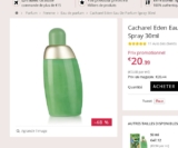 Super affaire parfums : Eden de Cacharel 30ml à 20 euros port inclus … toujours dispo