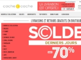 Soldes : cache cache dernier jour et livraison gratuite