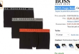 Mode : 25€ le lot de 3 boxers Hugo Boss pour hommes