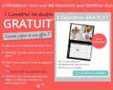 Bonne affaire : un calendrier A4 gratuit avec photoweb (3.99€ de frais de port)