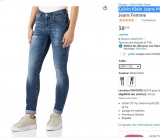 Jeans Calvin Klein Mid Rise Skinny femmes pas cher à 38€