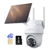 Une caméra solaire 4G pas chère à 39.99€ COOAU 4G 