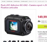 Bon plan caméra sportive : jvc adixxion gc xa2 à 153 euros ( 270 generalement)