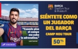 Bon plan 50% de réduction pour la visite du Camp Nou et du musée du Barca