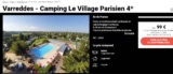 Black Friday : 119€ la semaine au camping Le Village Parisien en mai juin (pas loin de Disney