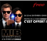 Gratuit : la chaine CANALPLUS sur FREEBOX du 25 au 28 fevrier !